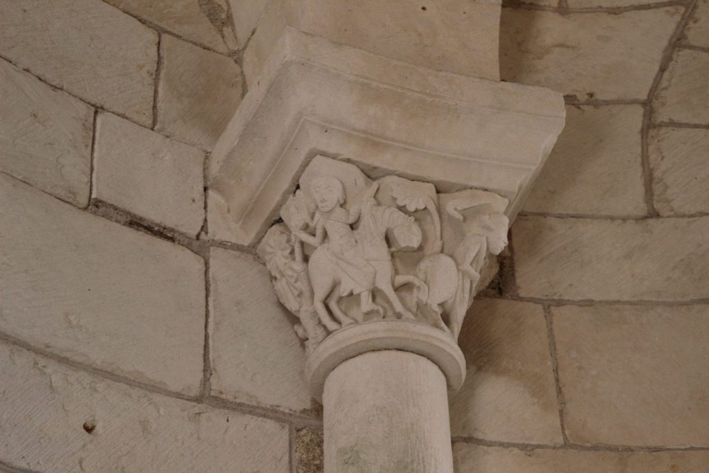 Capitel iglesia Notre Dame de Gargilesse